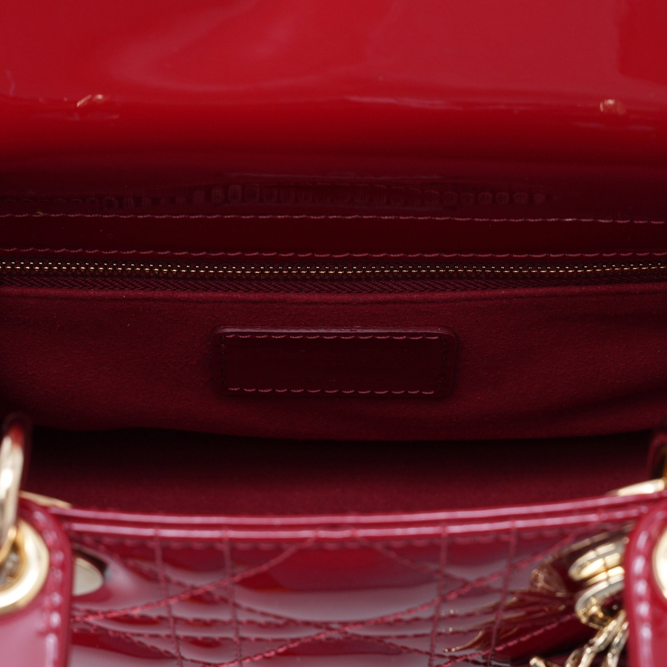 CHRISTIAN DIOR(USED)크리스찬디올 레이디디올 페이던트 스몰 레드